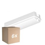 Monipakkaus 6x Ledvance LED Bulkhead Compact Suorakulmainen Valkoinen 8W 840lm - 830-840 CCT | IP65
