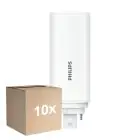 Monipakkaus 10x Philips CorePro PL-T LED Lamppu HF 6.5W - 840 Kylmä Valkoinen | 4-Nastaa - Korvaa 18W