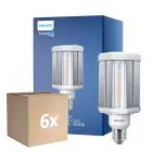 Monipakkaus 6x Philips TrueForce LED E27 HPL Kirkas 42W 5700lm 360D - 830 Lämmin Valkoinen | Korvaa 125W